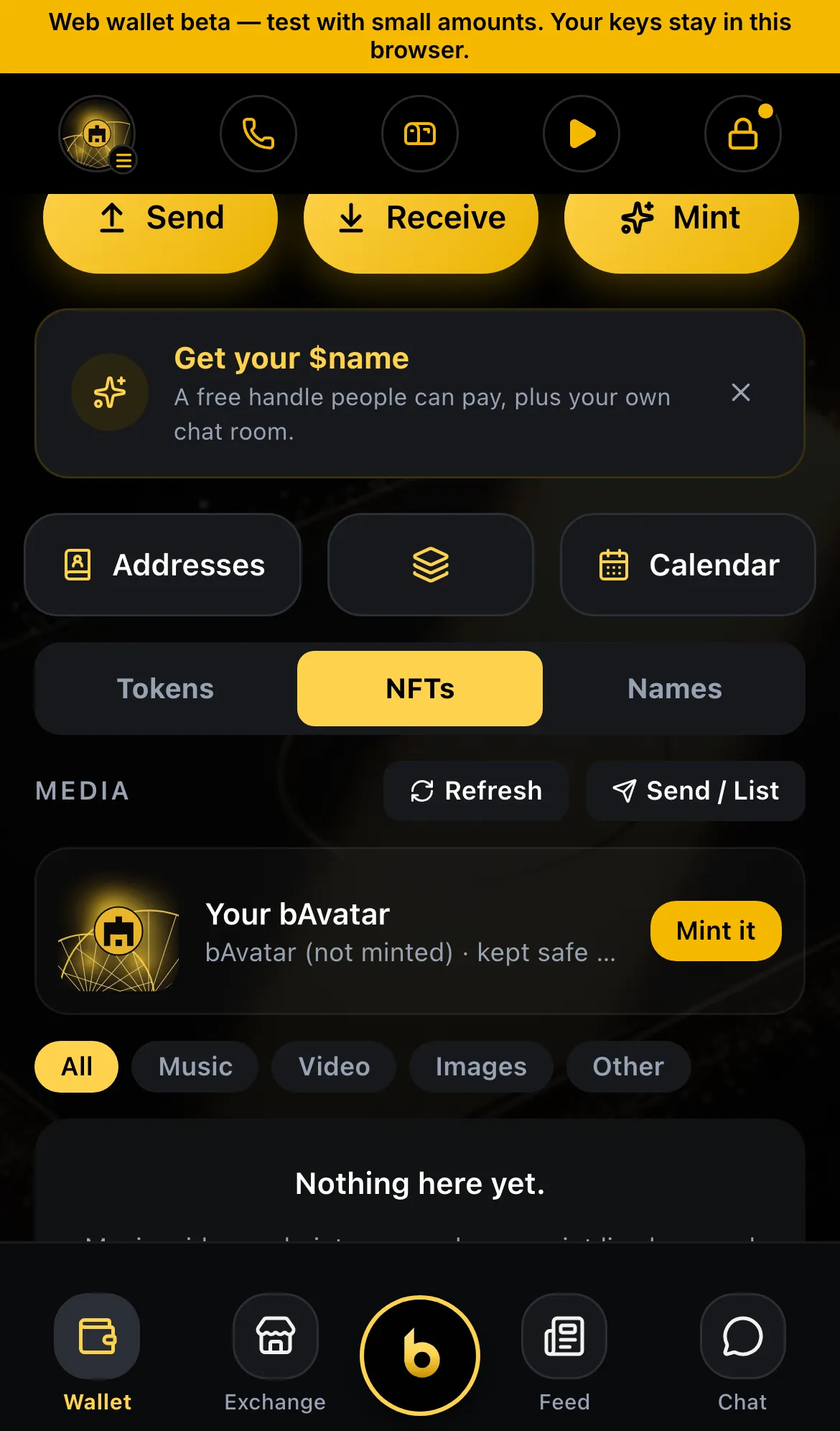 NFTs filter