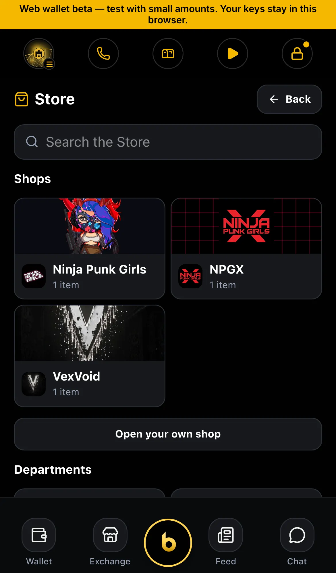 The Store with NPG, NPGX and VexVoid